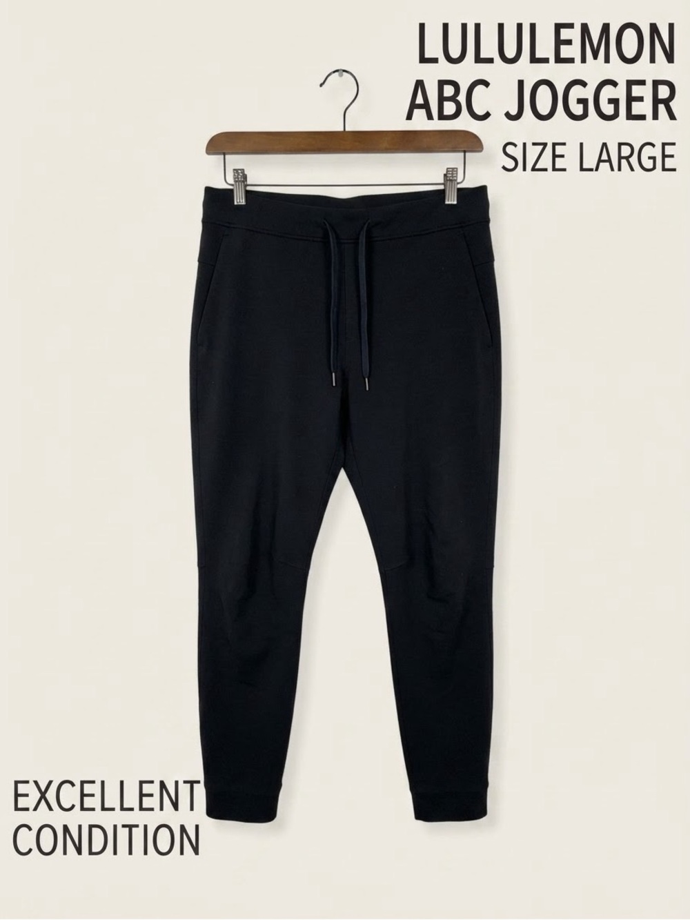 EUC Lululemon ABC Men's Navy Athletic Joggers Pants Size Large